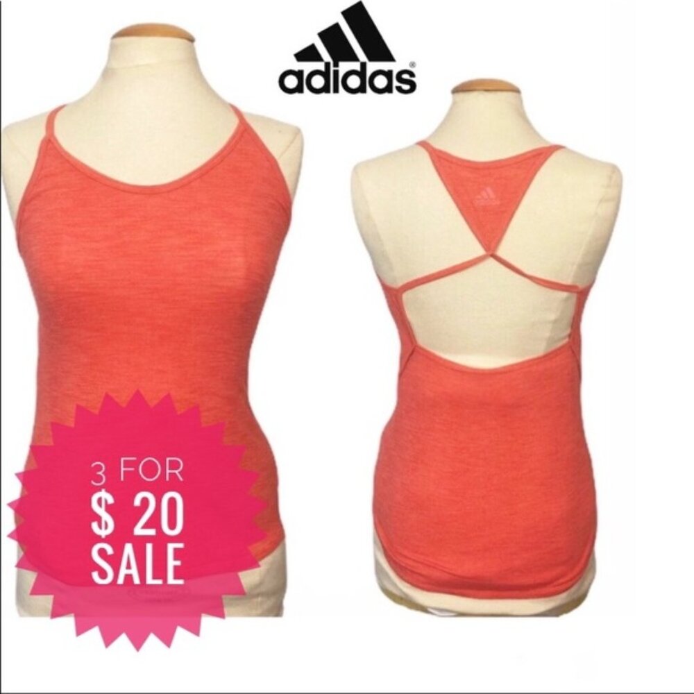 Adidas orange tank top Sz Xs